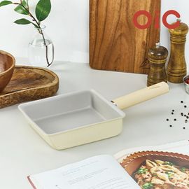 [SILVERSTAR] OIC IH Plus Pot & Pan Set – Non-Stick Titanium Frying Pan & Ceramic-Coated Porcelain Pot, Multi-Heat Source Compatible - Made in Korea